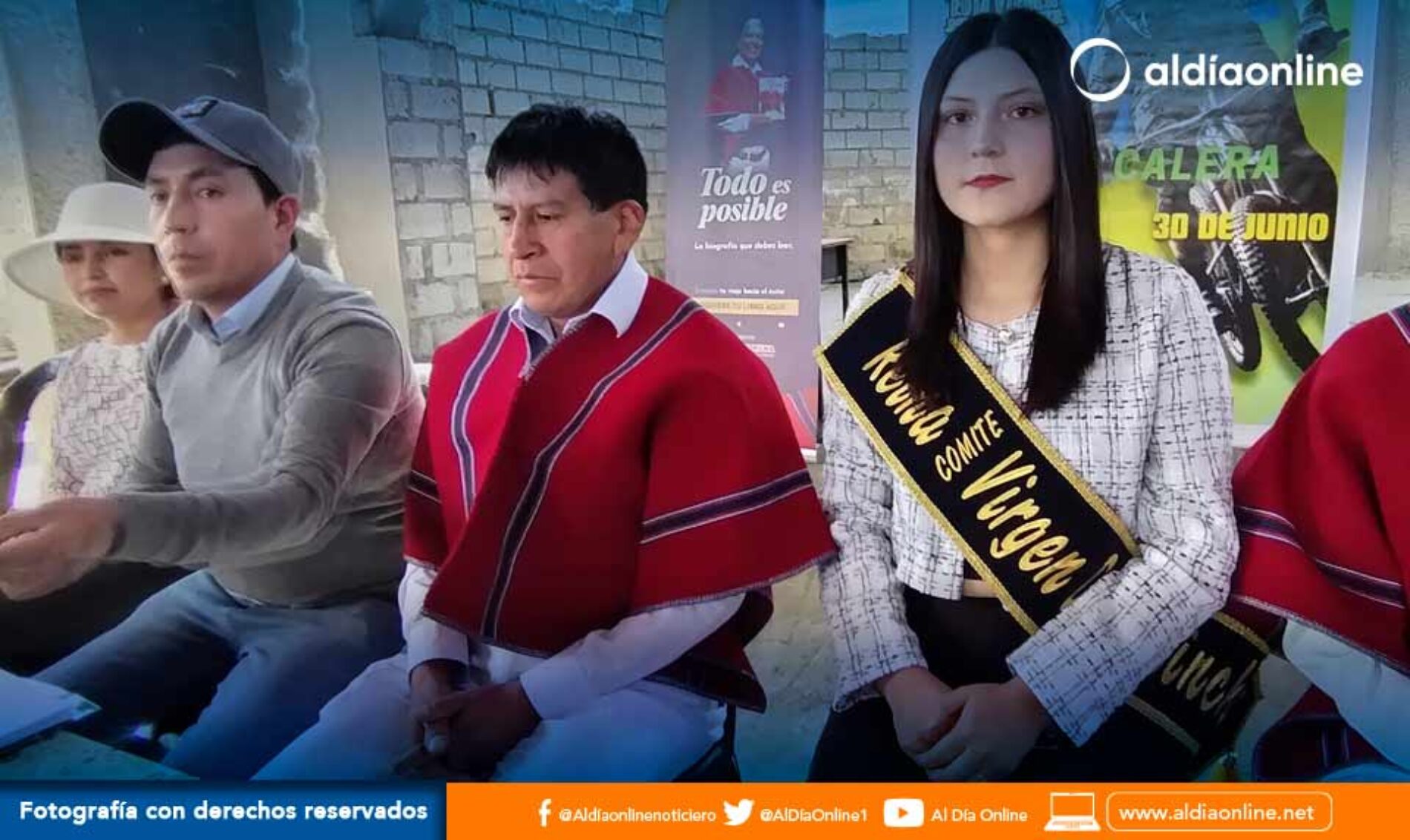 IGLESIA DE LA VIRGEN DEL QUINCHE DE LA CALERA, RECIBE APOYO DE MUSHUC RUNA COOPERATIVA (VIDEO)