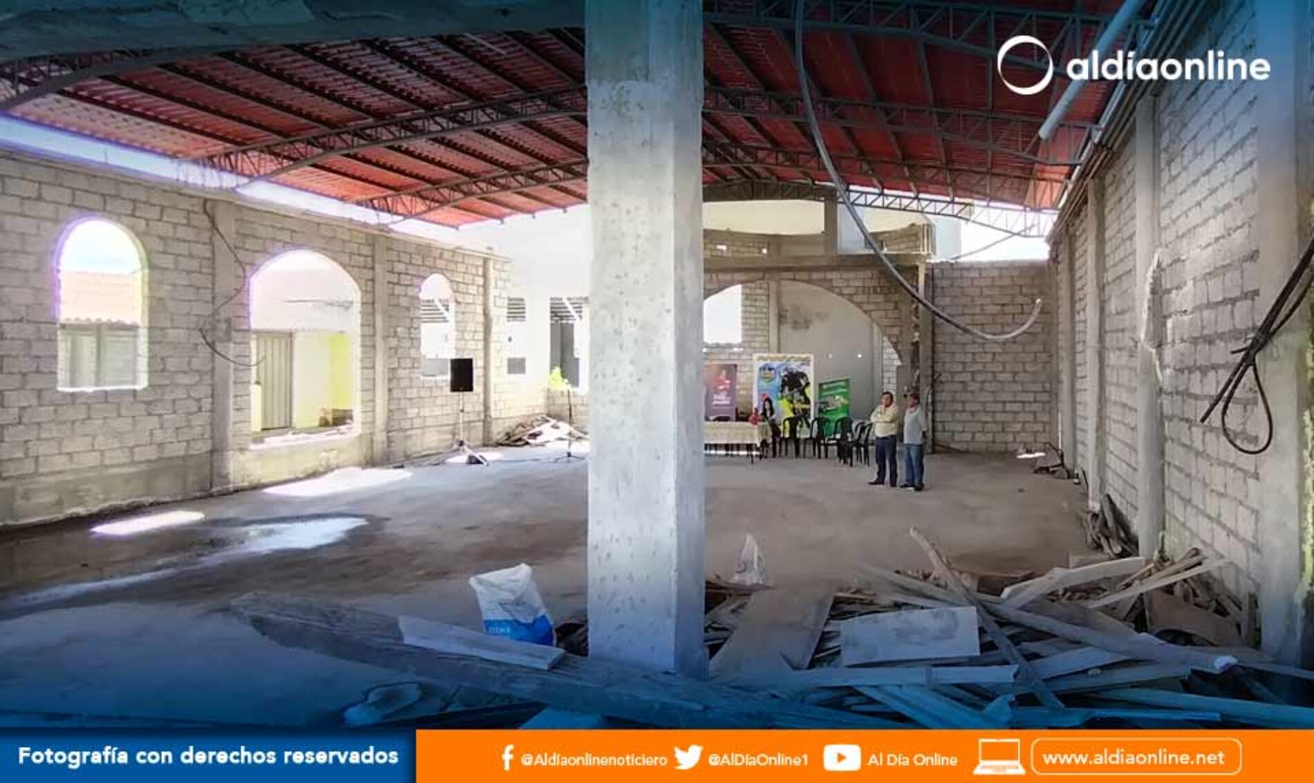 IGLESIA DE LA VIRGEN DEL QUINCHE DE LA CALERA, RECIBE APOYO DE MUSHUC RUNA COOPERATIVA (VIDEO)