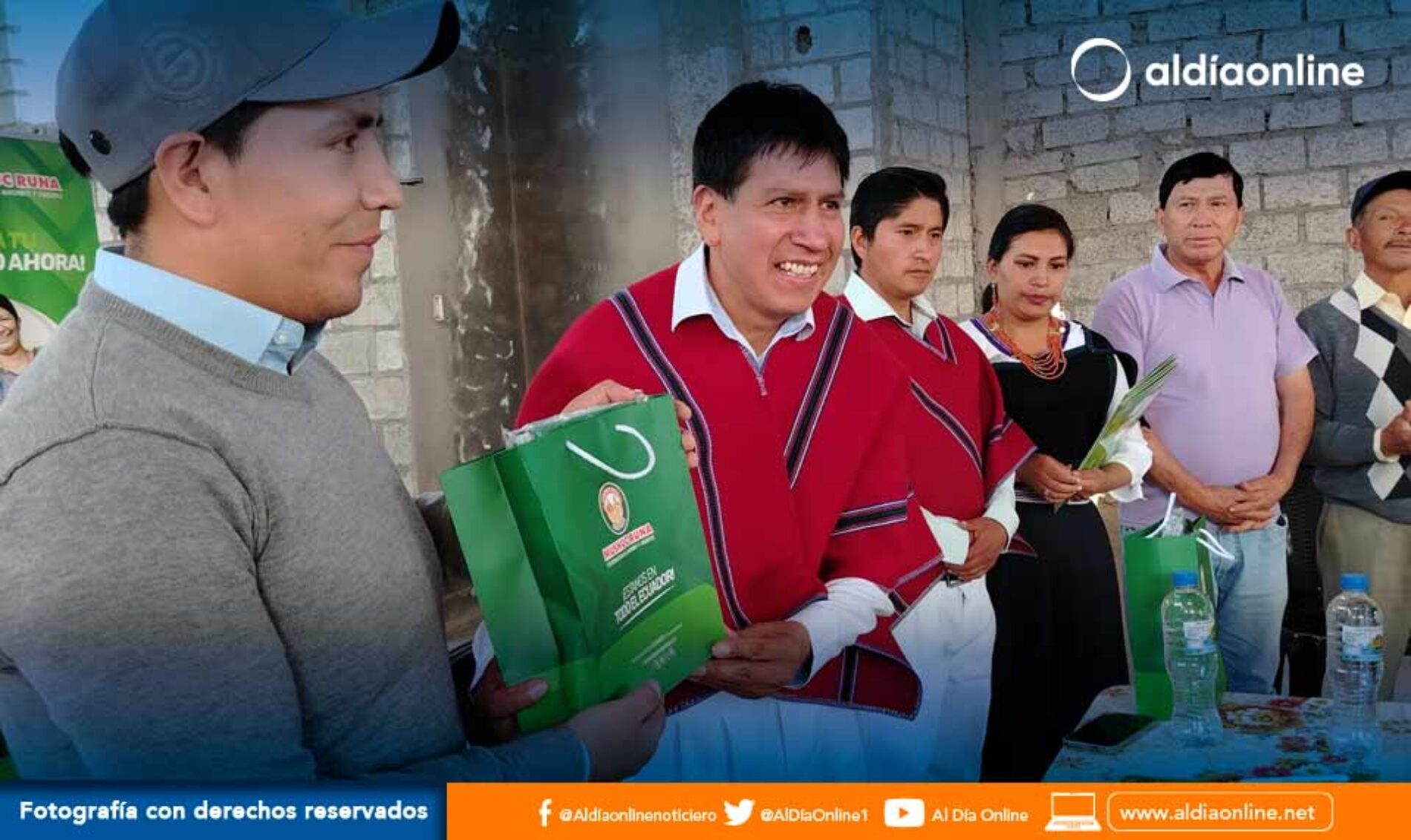 IGLESIA DE LA VIRGEN DEL QUINCHE DE LA CALERA, RECIBE APOYO DE MUSHUC RUNA COOPERATIVA (VIDEO)