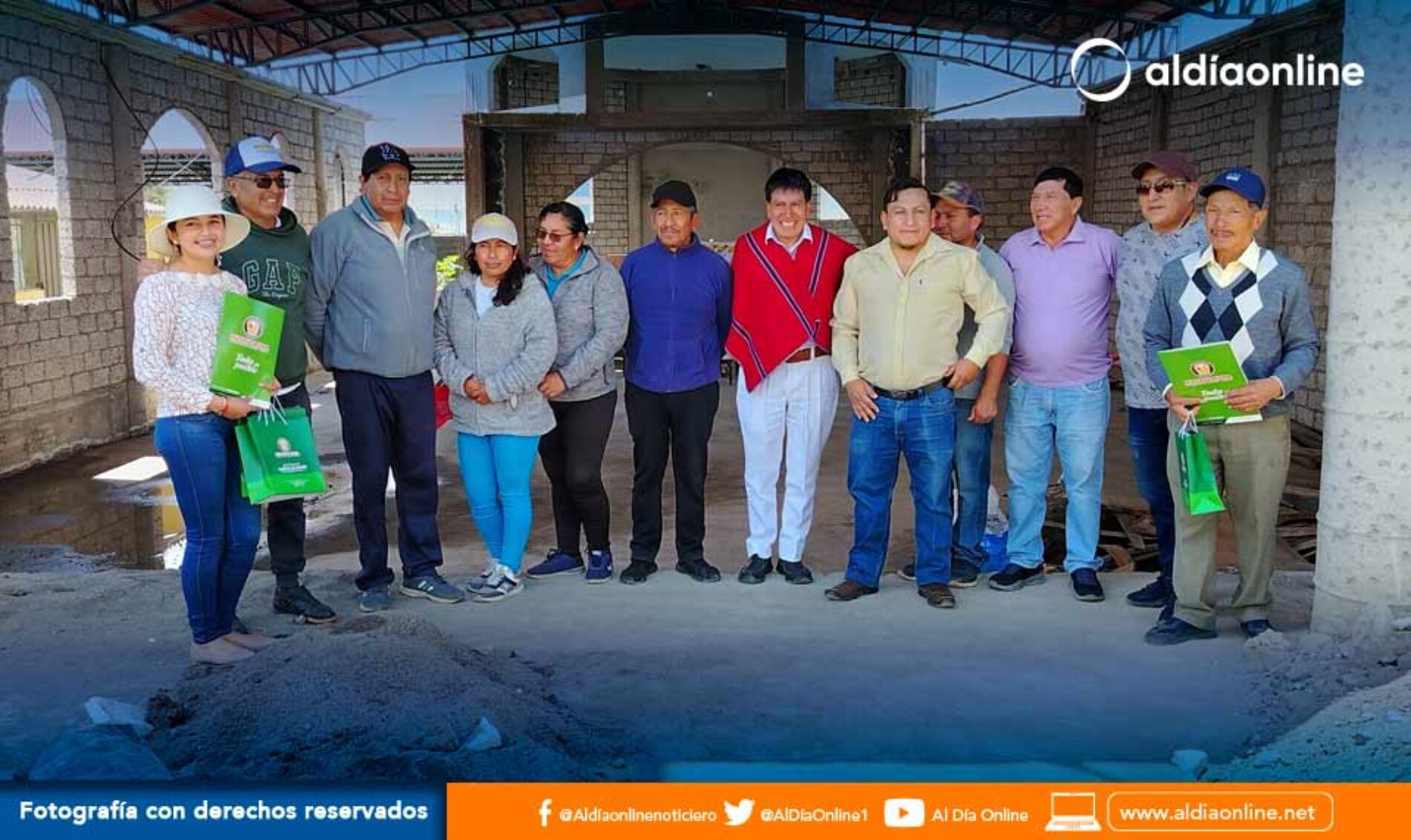 IGLESIA DE LA VIRGEN DEL QUINCHE DE LA CALERA, RECIBE APOYO DE MUSHUC RUNA COOPERATIVA (VIDEO)