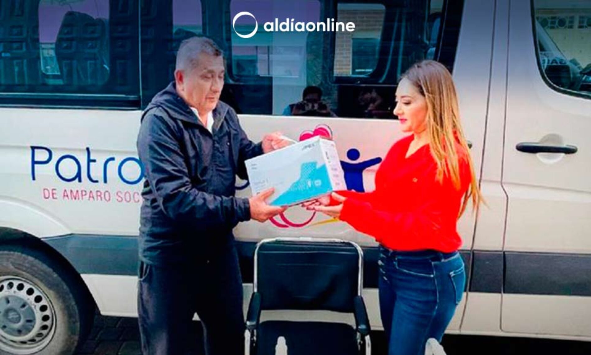 FAMILIA SORNOZA DONA 3 DISPOSITIVOS ORTOPÉDICOS AL PATRONATO DE AMPARO SOCIAL DE SALCEDO