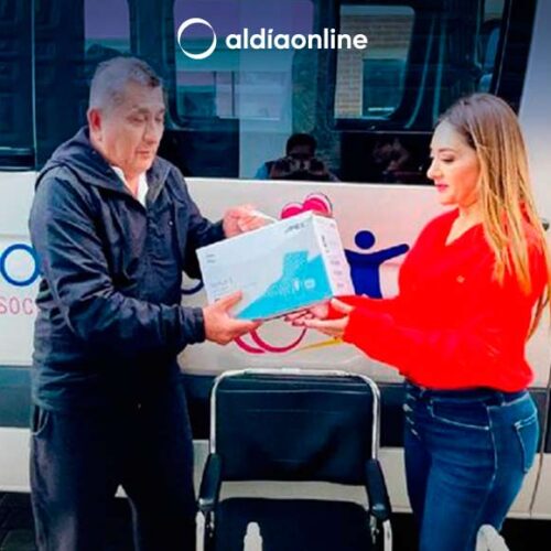 FAMILIA SORNOZA DONA 3 DISPOSITIVOS ORTOPÉDICOS AL PATRONATO DE AMPARO SOCIAL DE SALCEDO