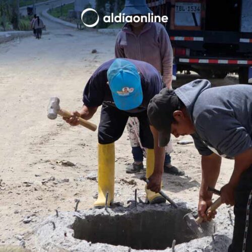 JULIO MES DE LA MINGA, SE ACTIVA EN LA ZONA DEL CANAL  DE SALCEDO CON APOYO DE LA PREFECTURA