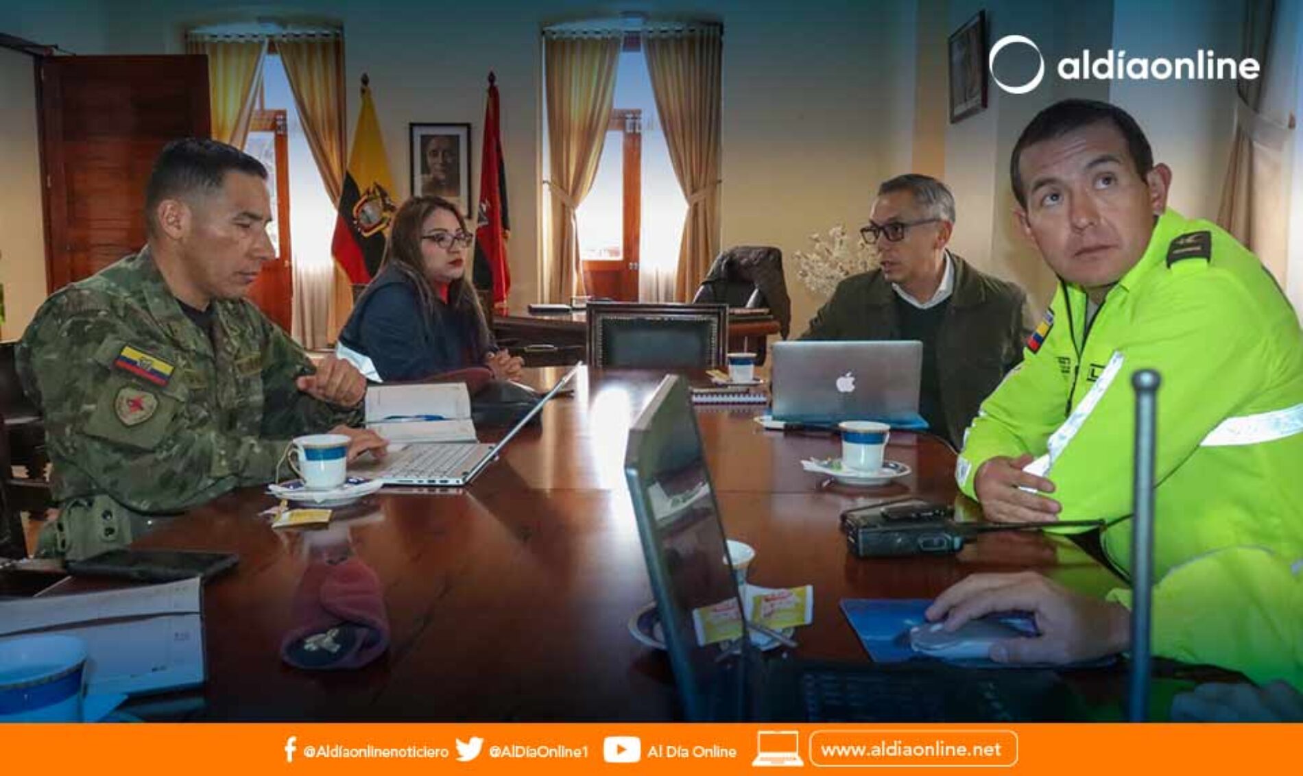 DESDE LA GOBERNACIÓN DE COTOPAXI, SE COORDINAN ACTIVIDADES DE APOYO PARA INTENSIFICAR LOS OPERATIVOS DE CONTROL