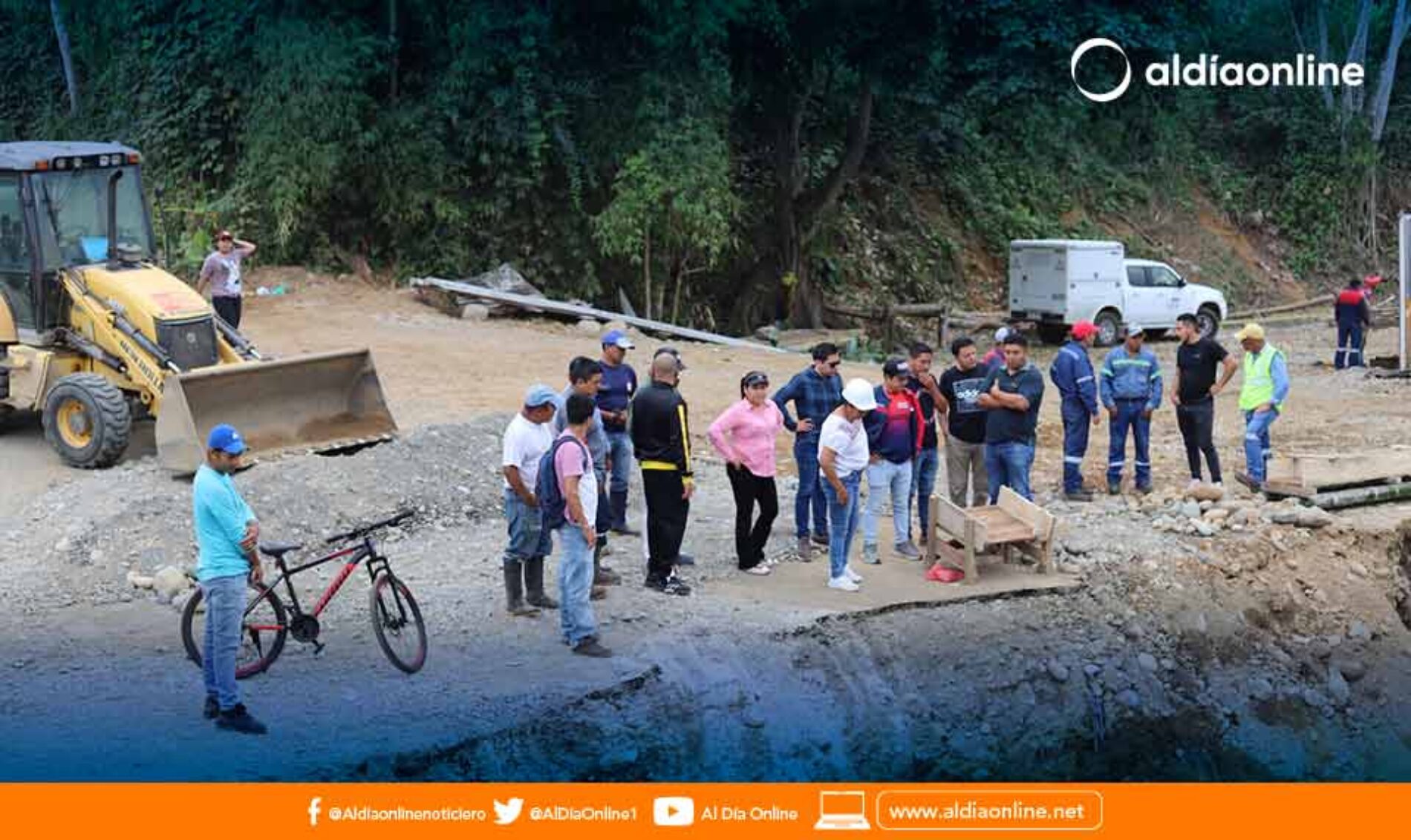 PREFECTURA DE COTOPAXI, TRASLADÓ PUENTE BAILEY AL SECTOR ESTERO HONDO Y COLOCARÁ SOBRE RÍO CALOPE (VIDEO)