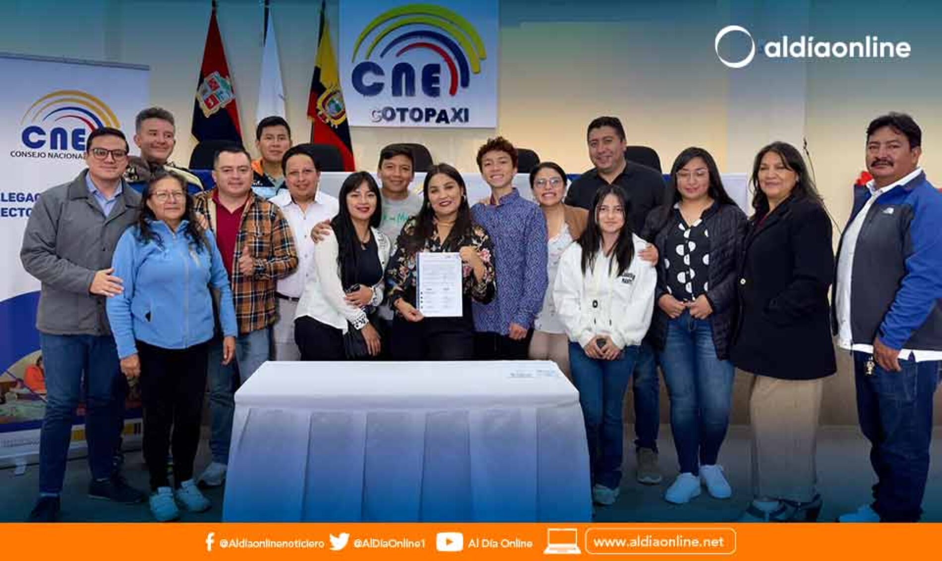 MOVIMIENTO POLITICO CREO 21  DE COTOPAXI CUMPLE CON DEMOCRACIA INTERNA