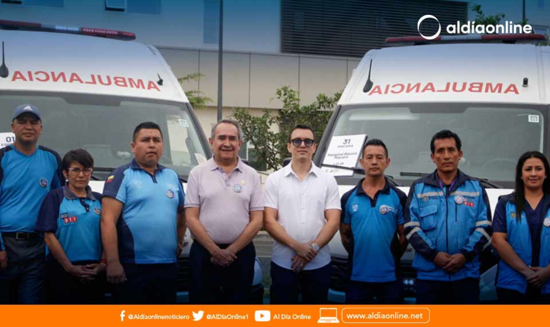 PRESIDENTE NOBOA ENTREGÓ 49 AMBULANCIAS PARA ATENCIÓN PREHOSPITALARIA EN 16 PROVINCIAS EL PAÍS