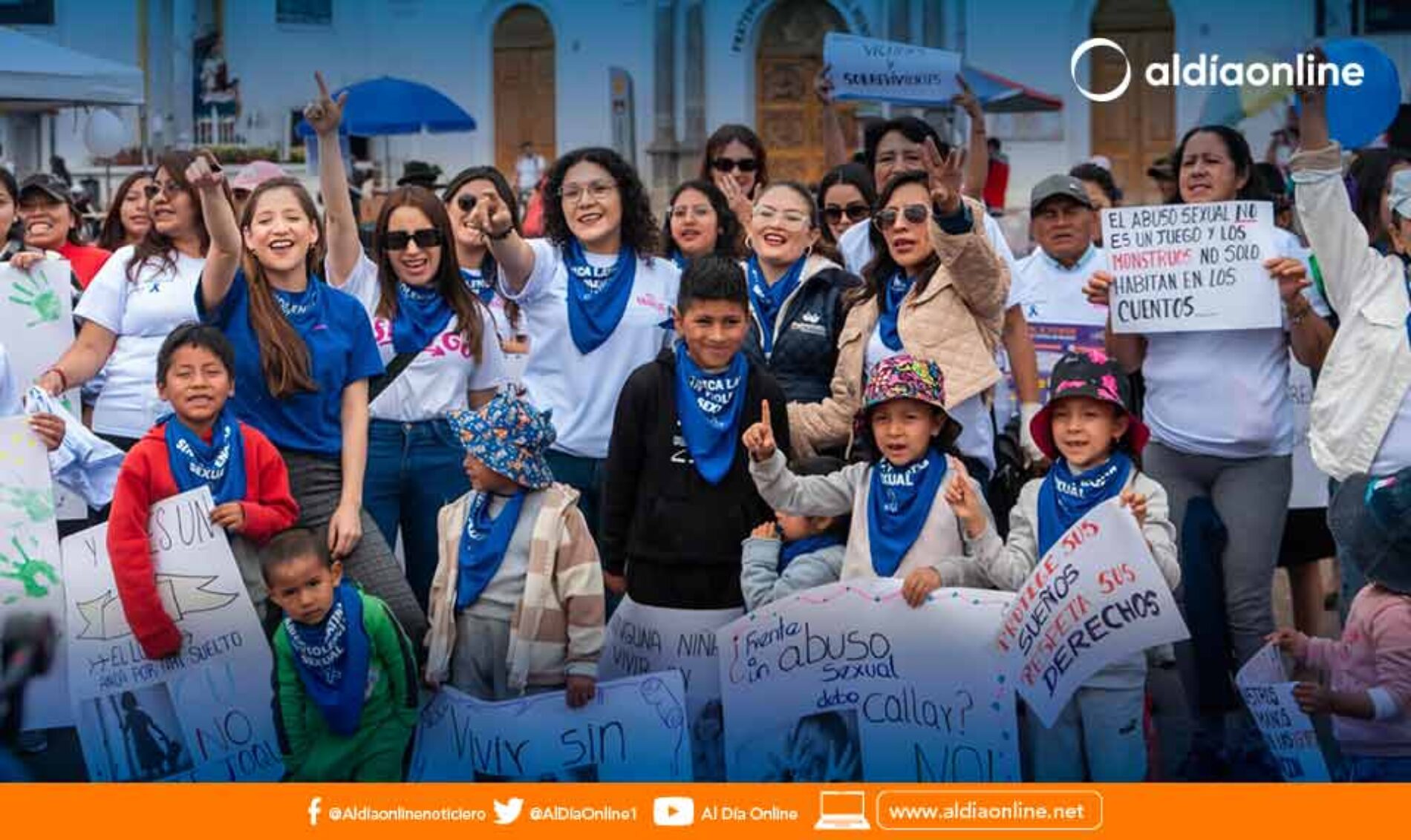 APOYAMOS A ORGANIZACIONES SOCIALES EN SU LUCHA POR ERRADICAR LA VIOLENCIA SEXUAL DE NIÑOS Y ADOLESCENTES DE NUESTRO CANTÓN.