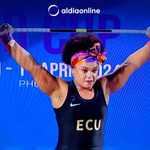 NEISI DAJOMES SE ALZÓ ESTE SÁBADO CON EL BRONCE EN LA CATEGORÍA DE 81 KILOGRAMOS EN HALTEROFILIA