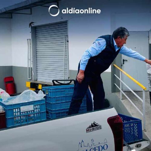 EMPRESA PRIVADA AKÍ DONA ALIMENTOS A CENTRO DE ATENCIÓN GERIÁTRICA VIDA FELIZ DEL CANTÓN SALCEDO