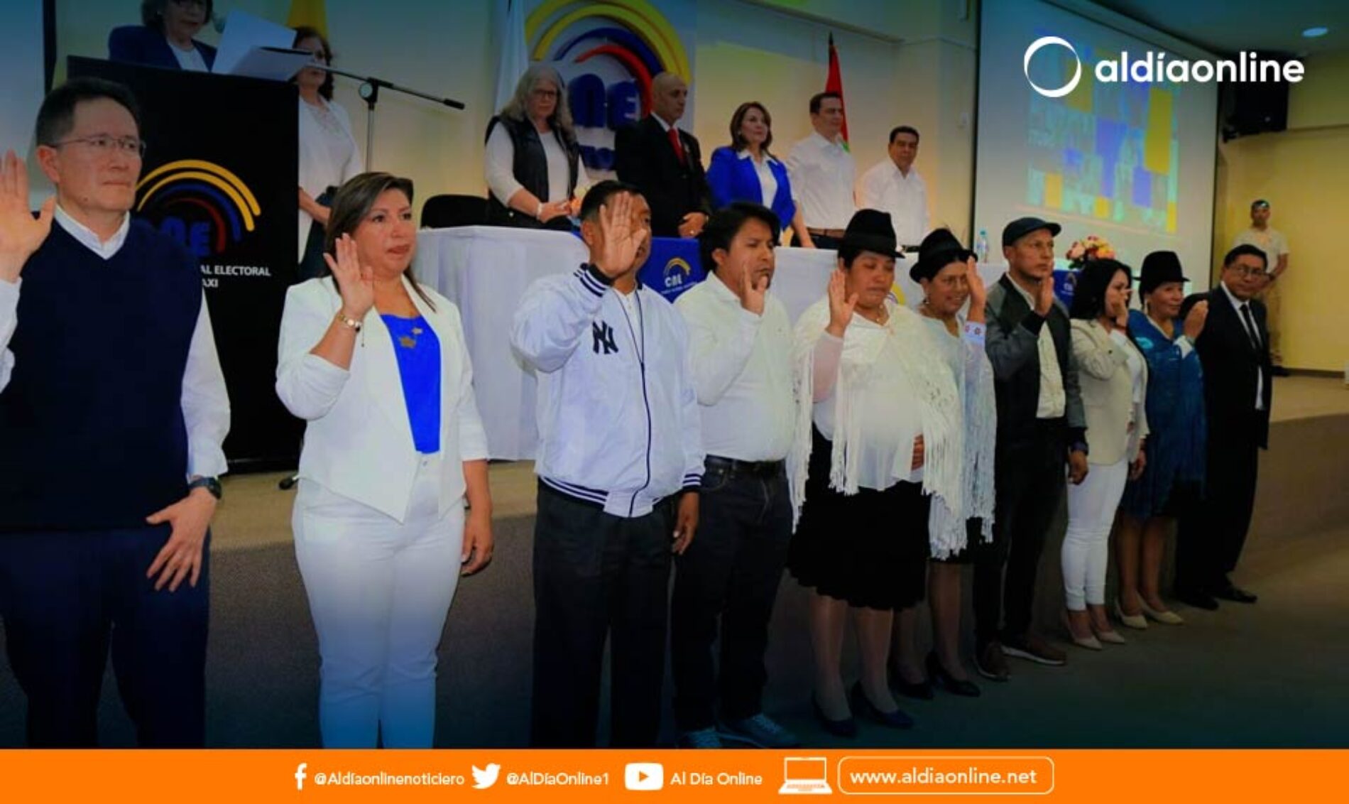 MOVIMIENTO POLÍTICO “CONSTRUYE 25” EN EL CNE POSESIONÓ NUEVOS DIRECTORIOS CANTONALES