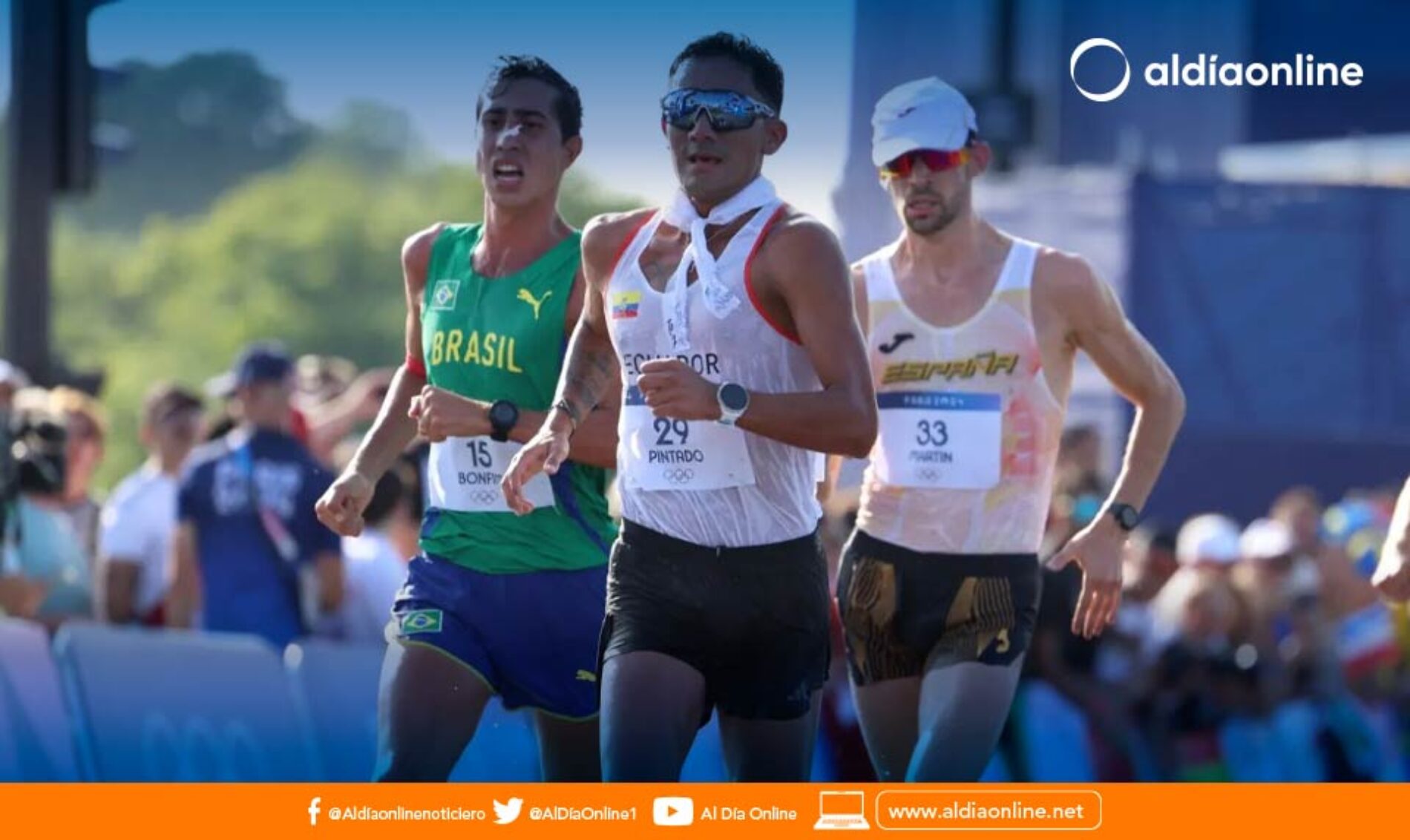 DANIEL PINTADO PRIMERA MEDALLA DE ORO EN PARIS 2024 CON LA MARCHA 20 KM
