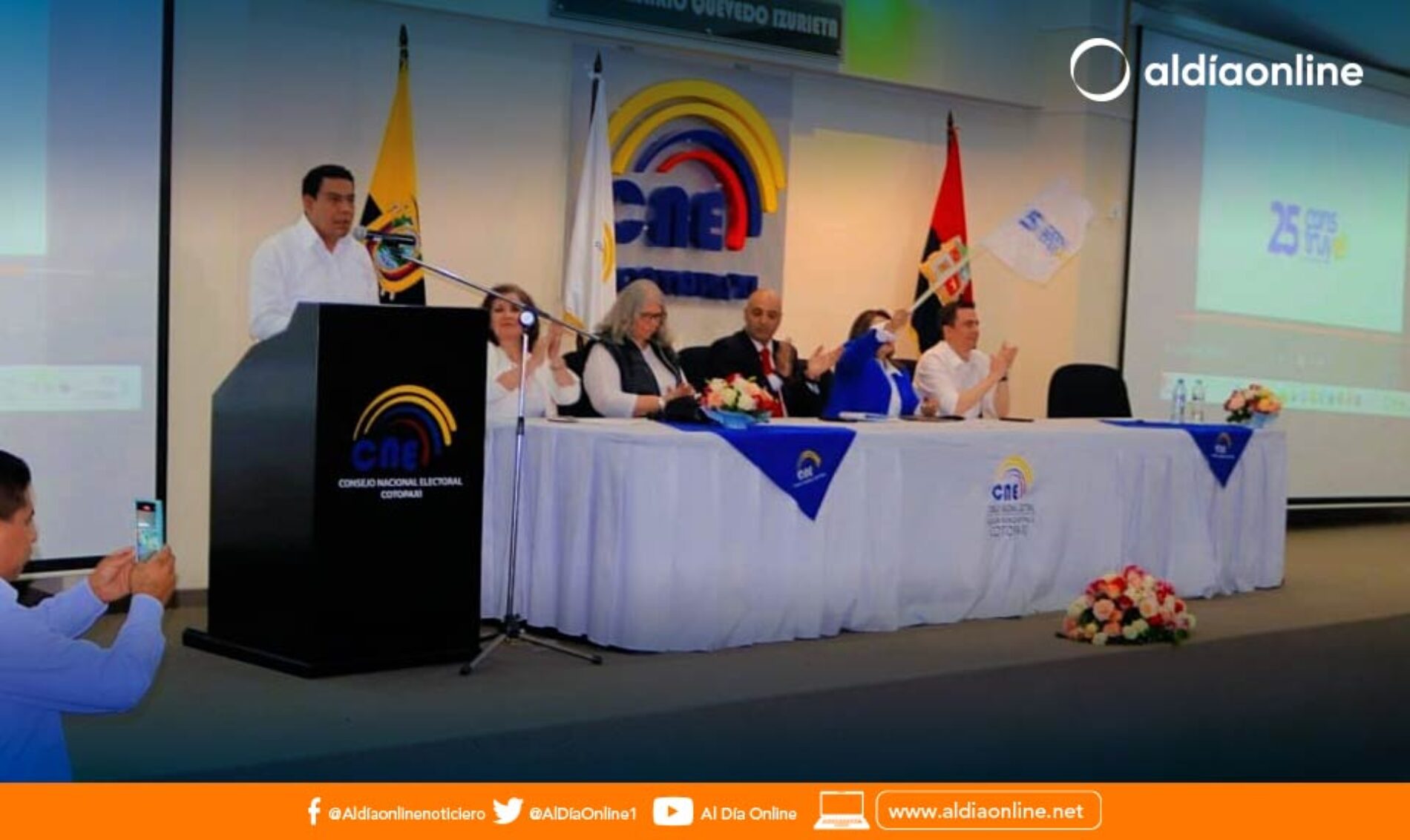 MOVIMIENTO POLÍTICO “CONSTRUYE 25” EN EL CNE POSESIONÓ NUEVOS DIRECTORIOS CANTONALES