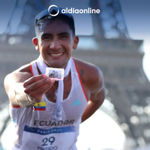 ORO OLÍMPICO, PARA ECUADOR CON DANIEL PINTADO EN LOS 20 KM MARCHA PARIS 2024