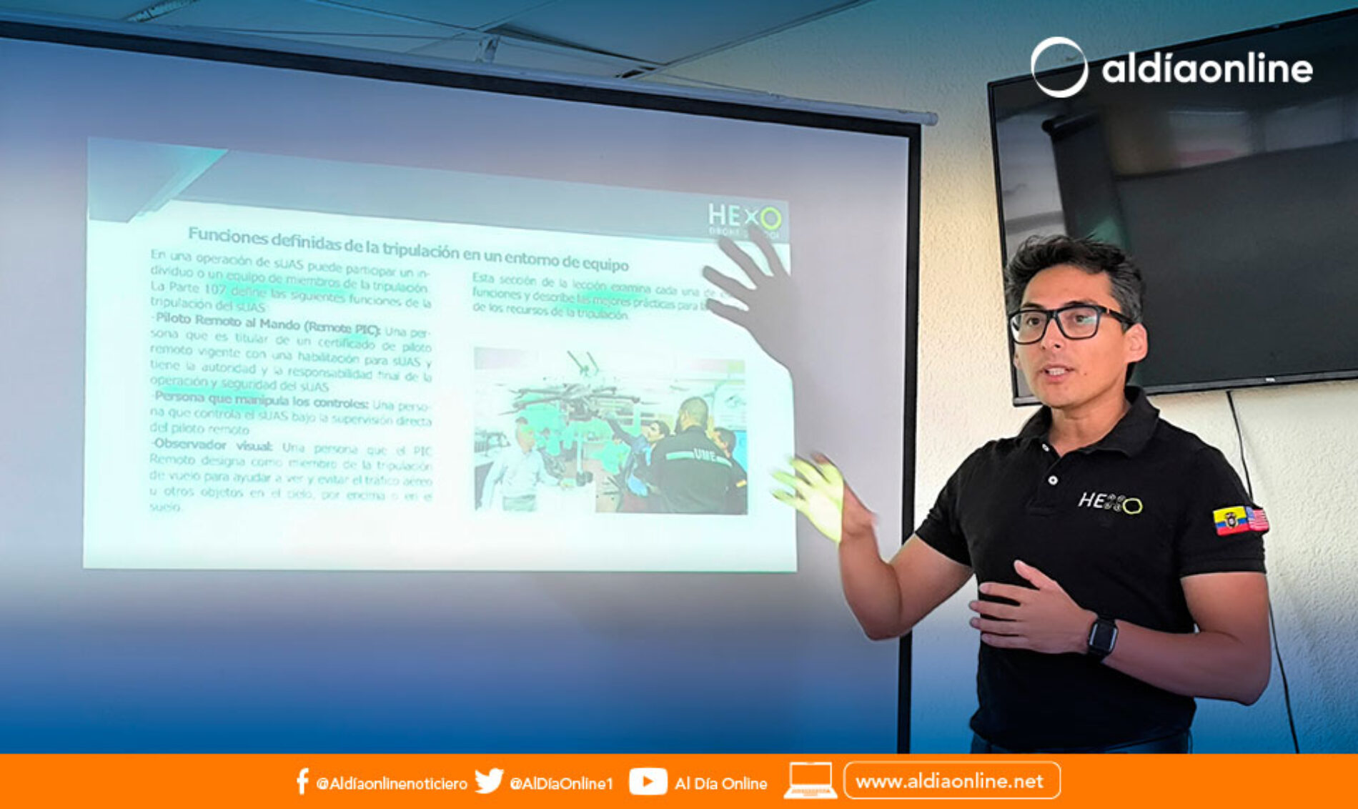 PERSONAL MILITAR SE CAPACITA COMO PILOTO PROFESIONAL DE UAS-DRONE