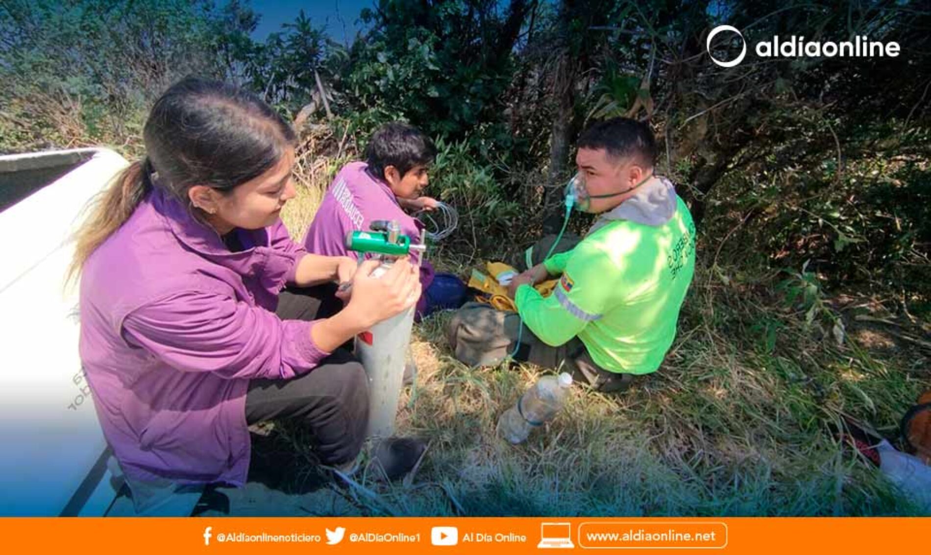 MSP BRINDA ATENCIÓN MÉDICA A BRIGADISTAS, VOLUNTARIOS Y POBLACIÓN AFECTADA POR LOS INCENDIOS FORESTALES DE SIGCHOS