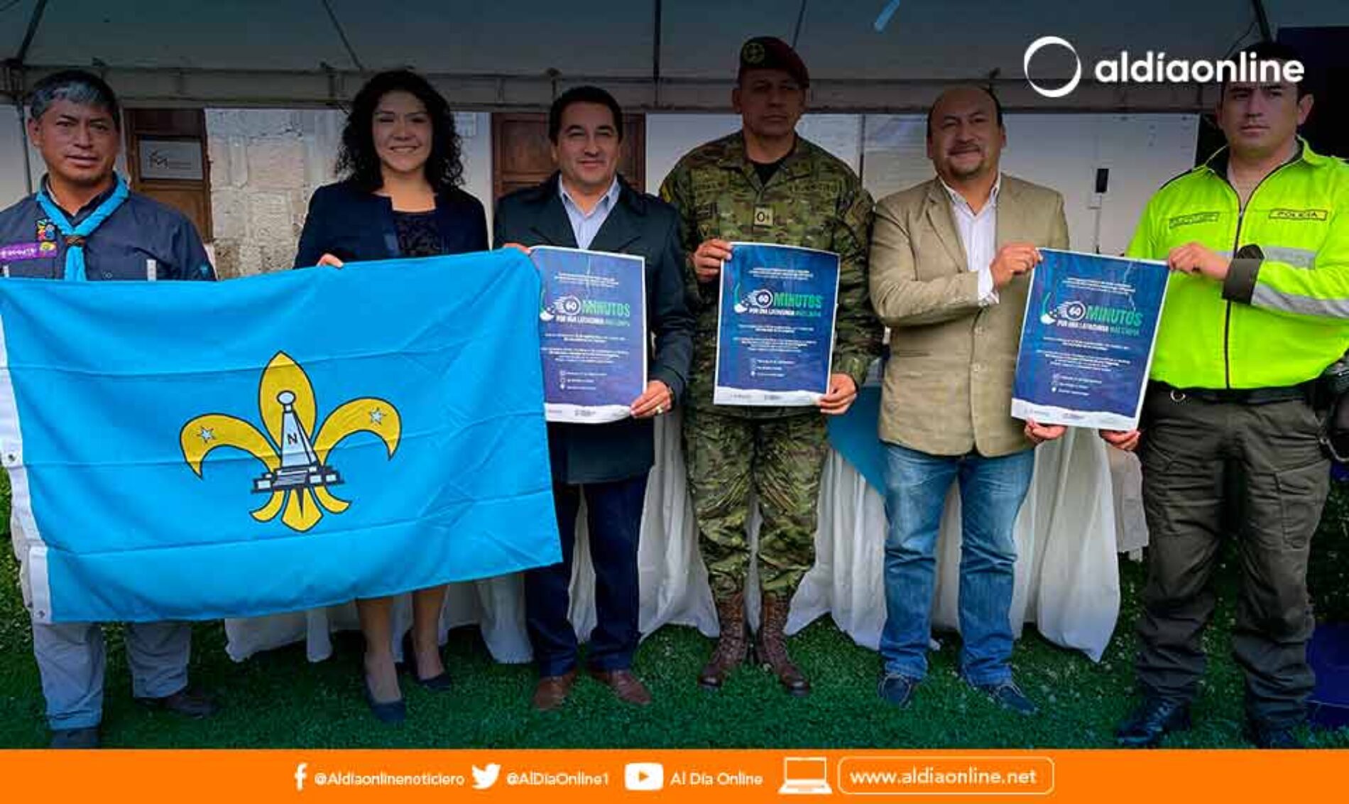 MUNICIPIO APOYA CAMPAÑA “60 MINUTOS POR UNA LATACUNGA MÁS LIMPIA”
