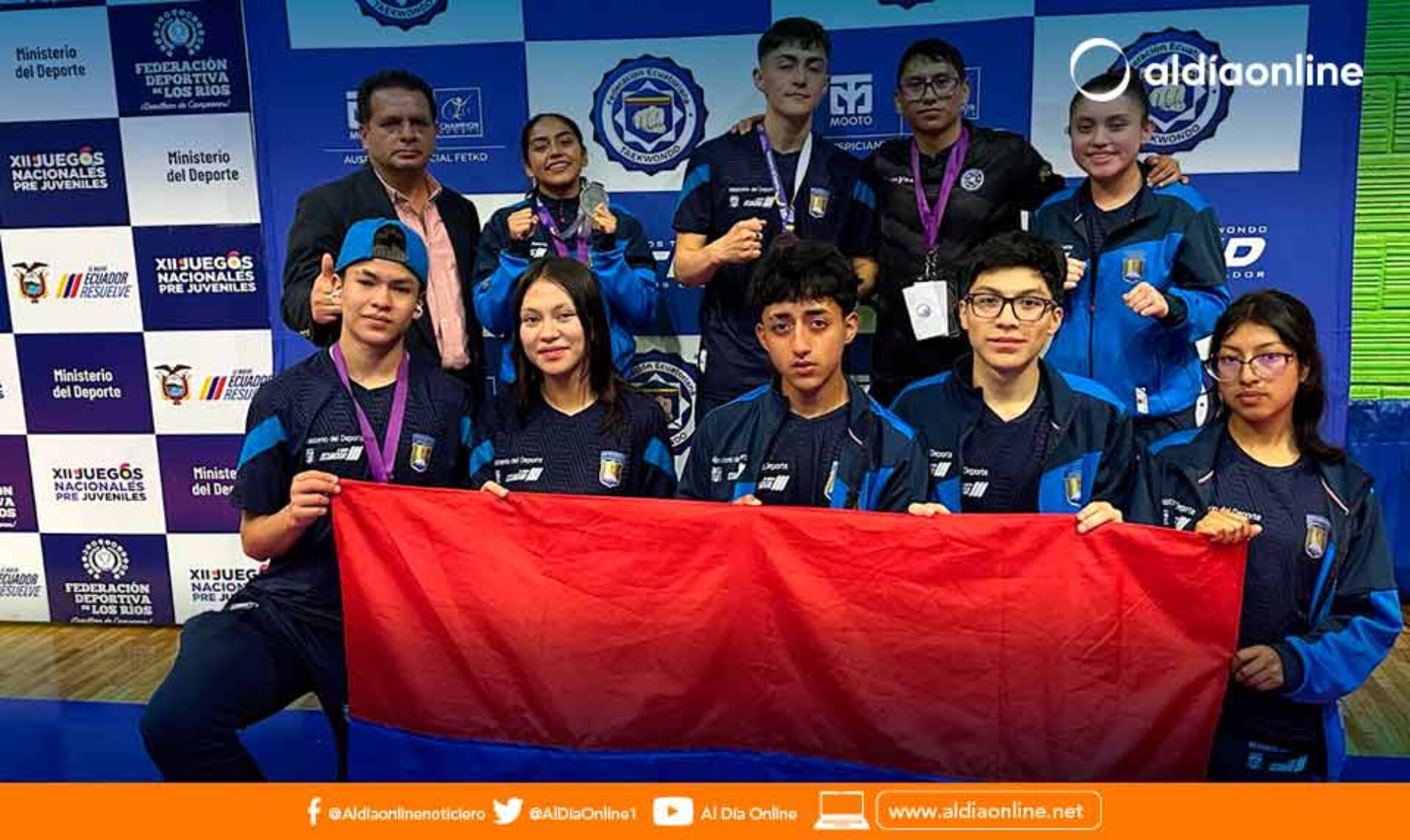 COTOPAXI CIERRA SU PARTICIPACIÓN EN LOS JUEGOS NACIONALES PREJUVENILES LOS RÍOS 2024 CON 32 MEDALLAS
