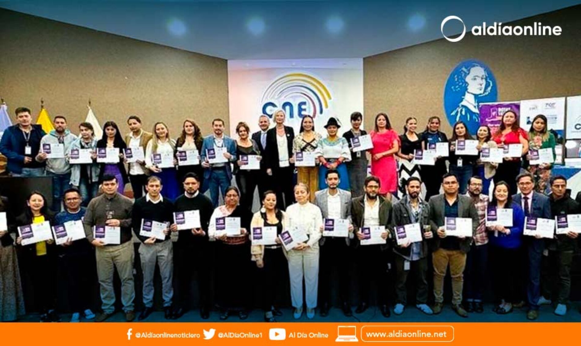 CNE Y PNUD PRESENTAN HERRAMIENTA DE COMBATE A LA DESINFORMACIÓN Y CLAUSURAN TALLERES BOTAS VIOLETA