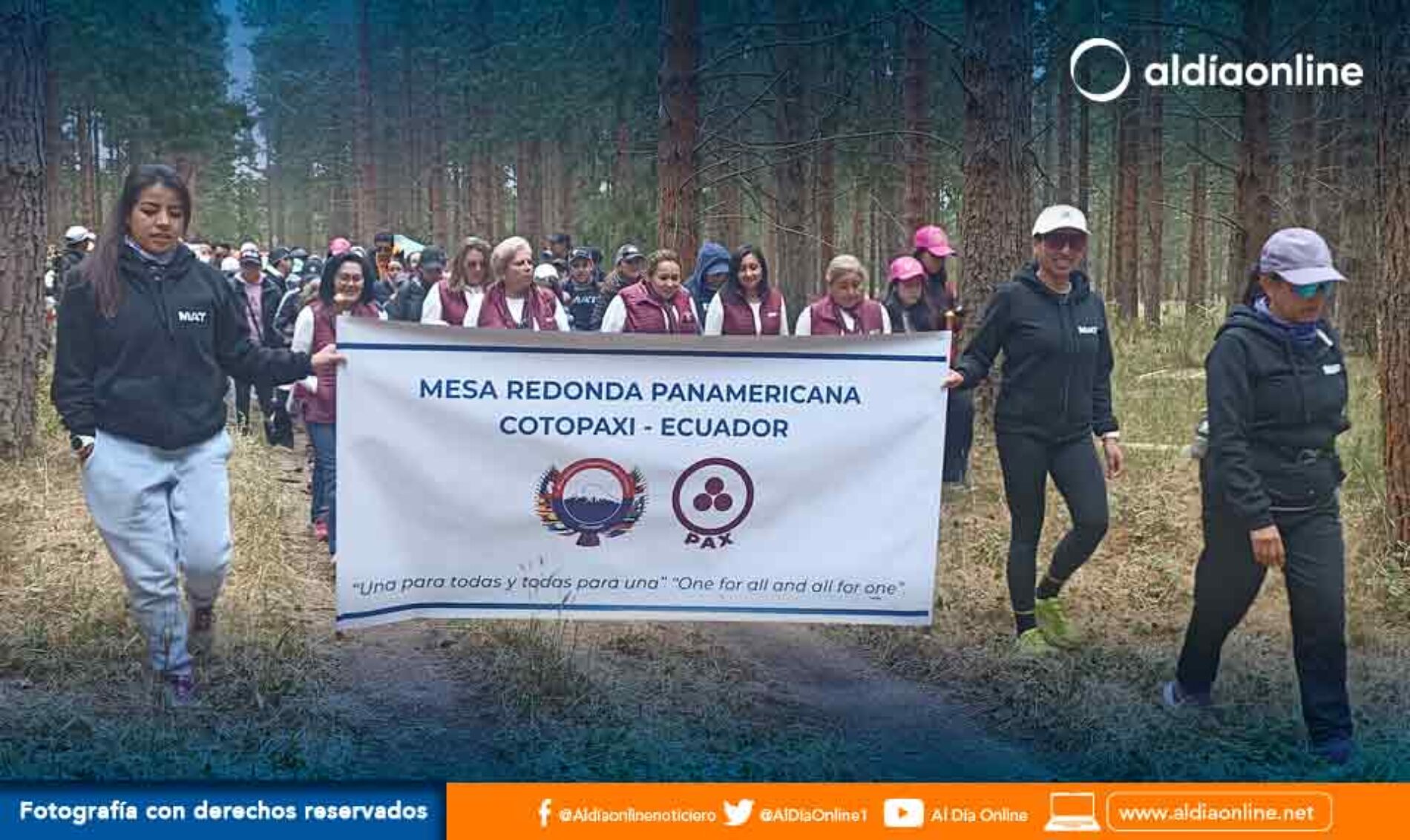 MESA REDONDA PANAMERICANA COTOPAXI, REALIZÓ CAMINATA POR DÍA INTERNACIONAL DE LA PAZ (VIDEOS)