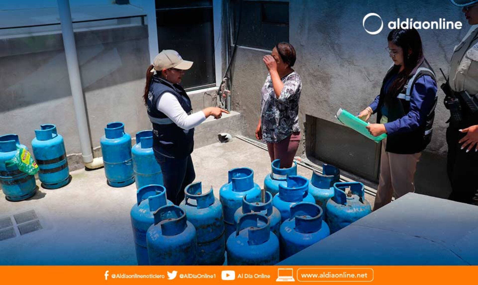 OPERATIVO EN LATACUNGA DEJA COMO RESULTADO EL DECOMISO DE 12 CILINDROS DE GAS