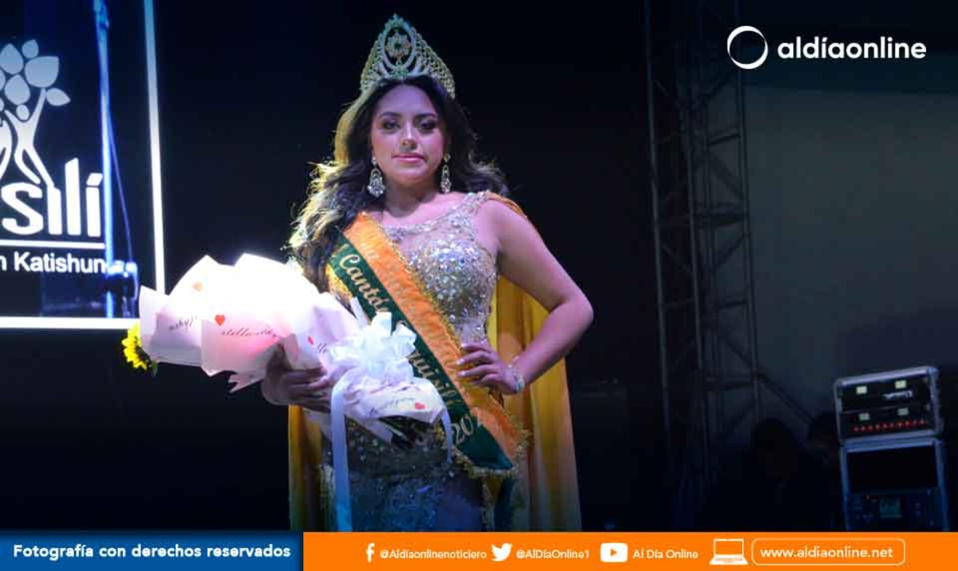 MADELIN I, FUE CORONADA Y EXALTADA COMO REINA DE SAQUISILÍ, PERIODO 2024-2025 Y PRESENTÓ SUS PROYECTOS A EMPRENDER  (VIDEO)