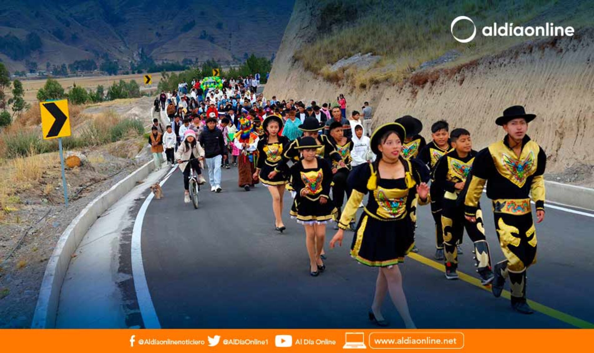 PREFECTA DE COTOPAXI INAUGURÓ EL ASFALTADO DE LA VÍA PASUBULLO-LA COCHA EN LA PARROQUIA ZUBAHUA.
