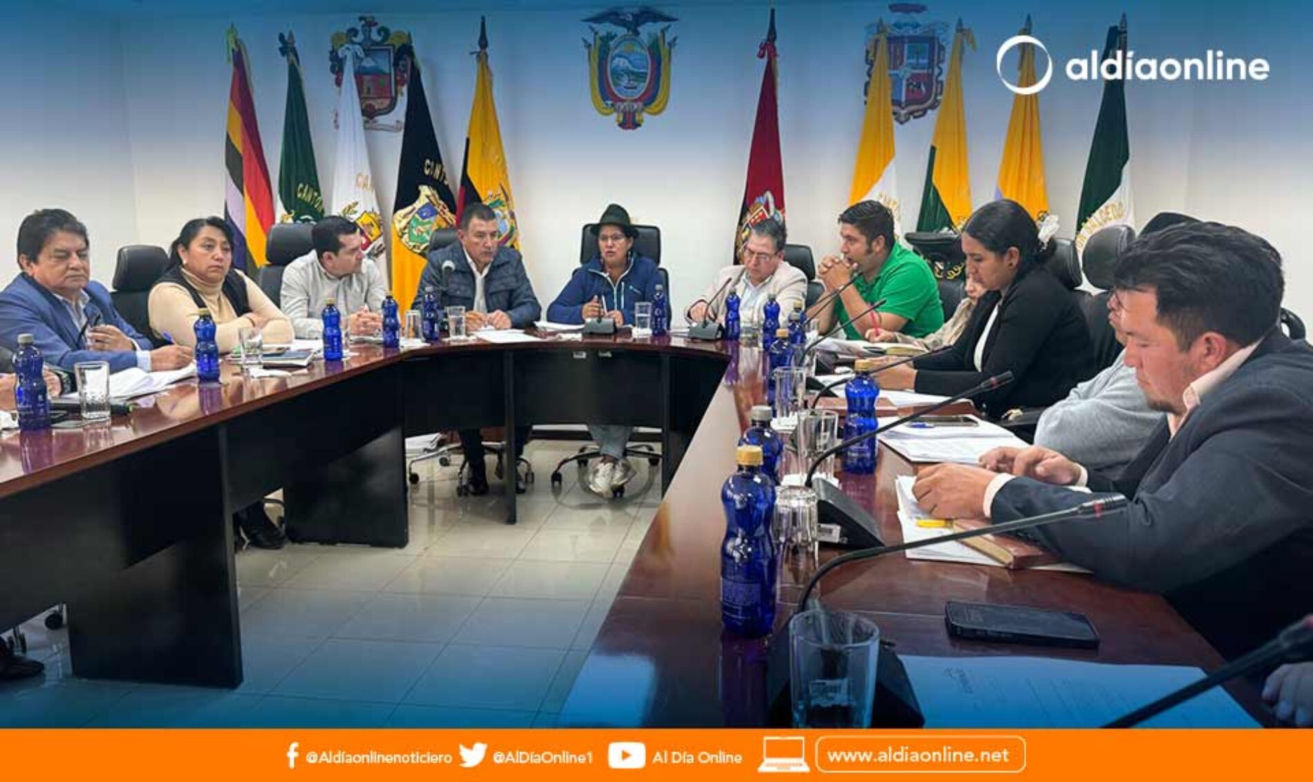 CONSEJEROS PROVINCIALES EN UNANIMIDAD TOMARON RESOLUCIONES IMPORTANTES PARA COTOPAXI