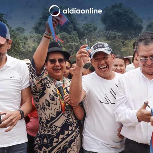 INAUGURACIÓN DEL PUENTE CARROZABLE SOBRE EL RÍO QUINDIGUA