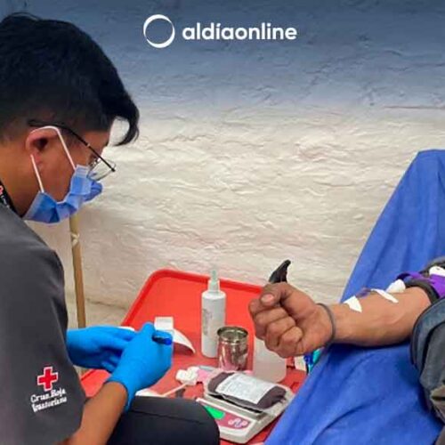 CRUZ ROJA COTOPAXI HACE UN LLAMADO URGENTE A LA DONACIÓN DE SANGRE TIPO O NEGATIVO