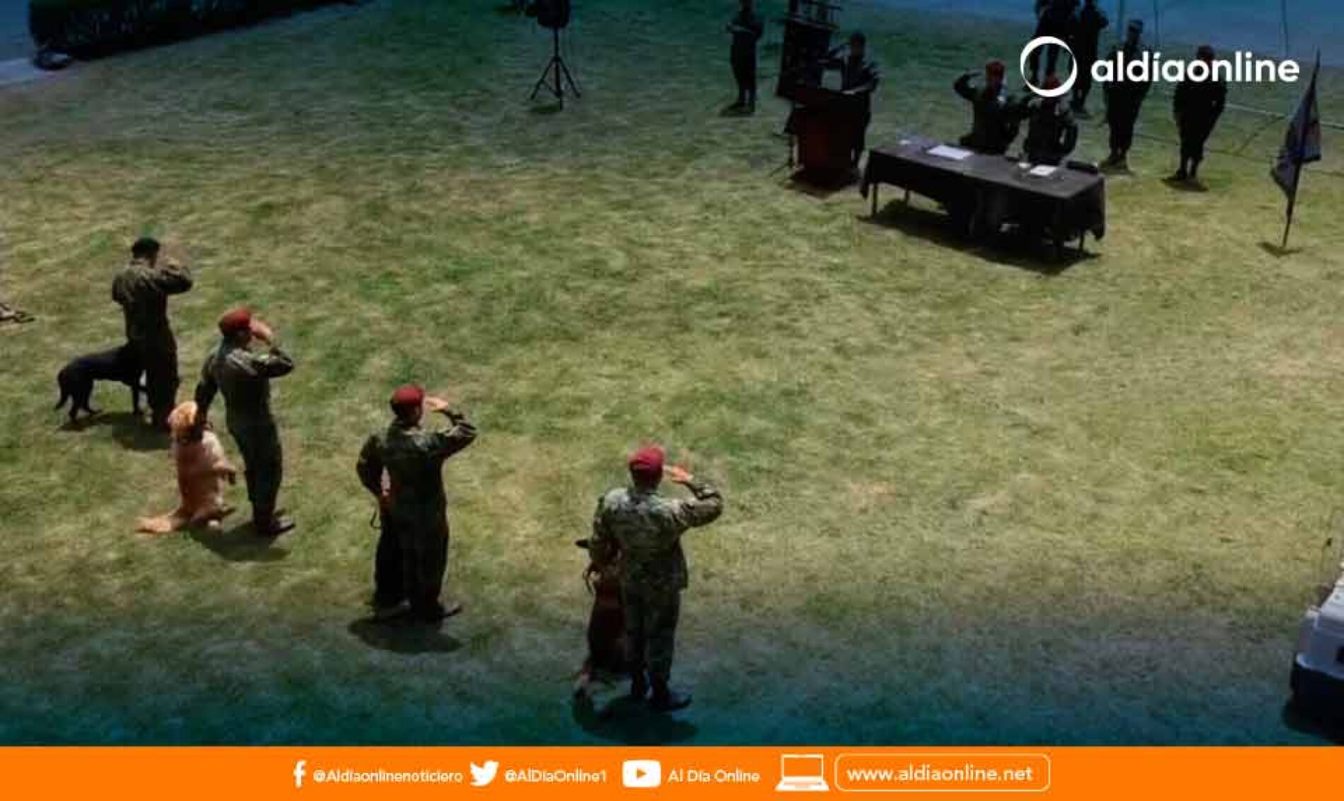 BRIGADA PATRIA REALIZA REVISTA DE COMISARIO DEL PELOTÓN CANINO