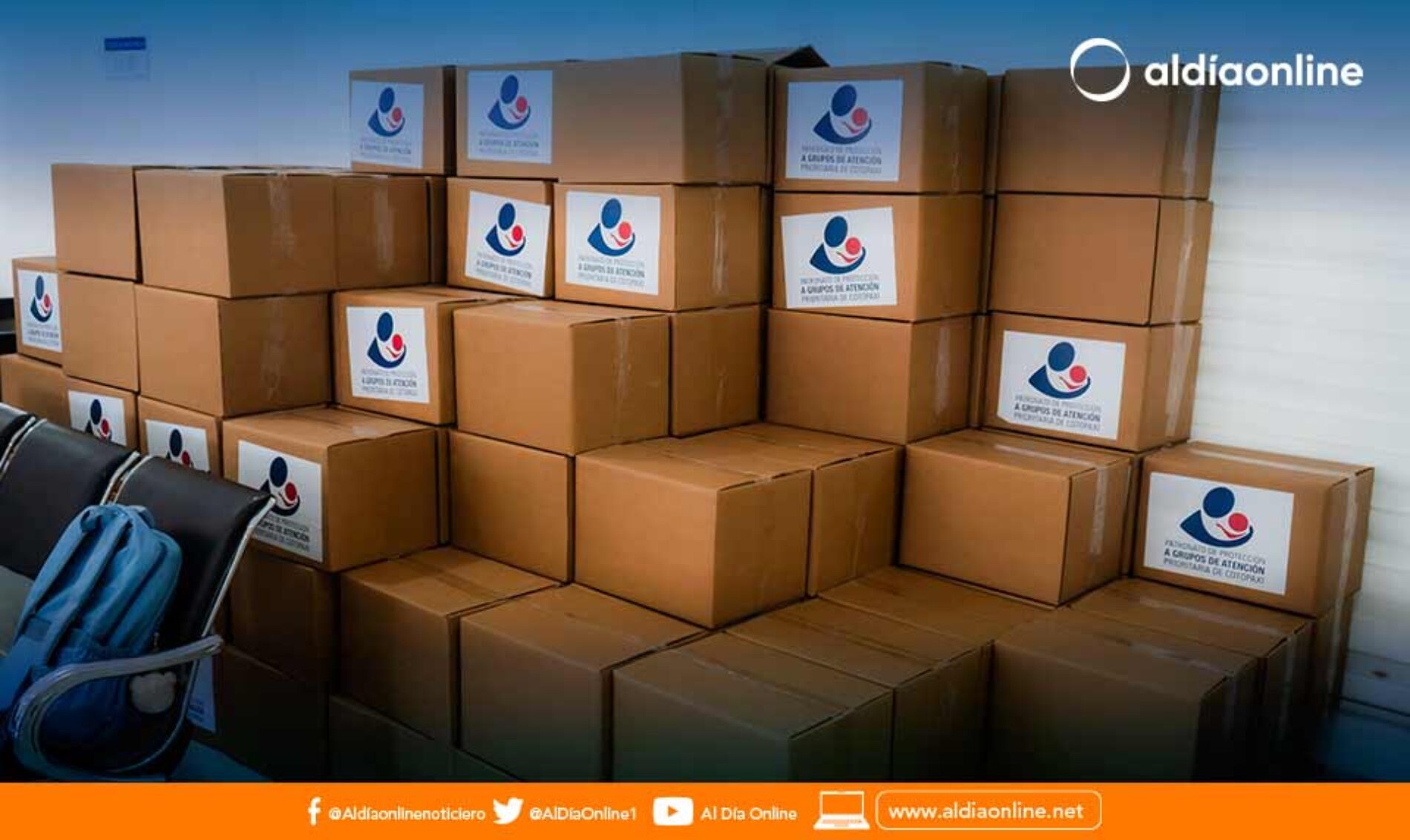 PATRONATOS PROVINCIAL Y MUNICIPAL DE LATACUNGA ENTREGARON 200 KITS ALIMENETICIOS A PERSONAS VULNERABLES