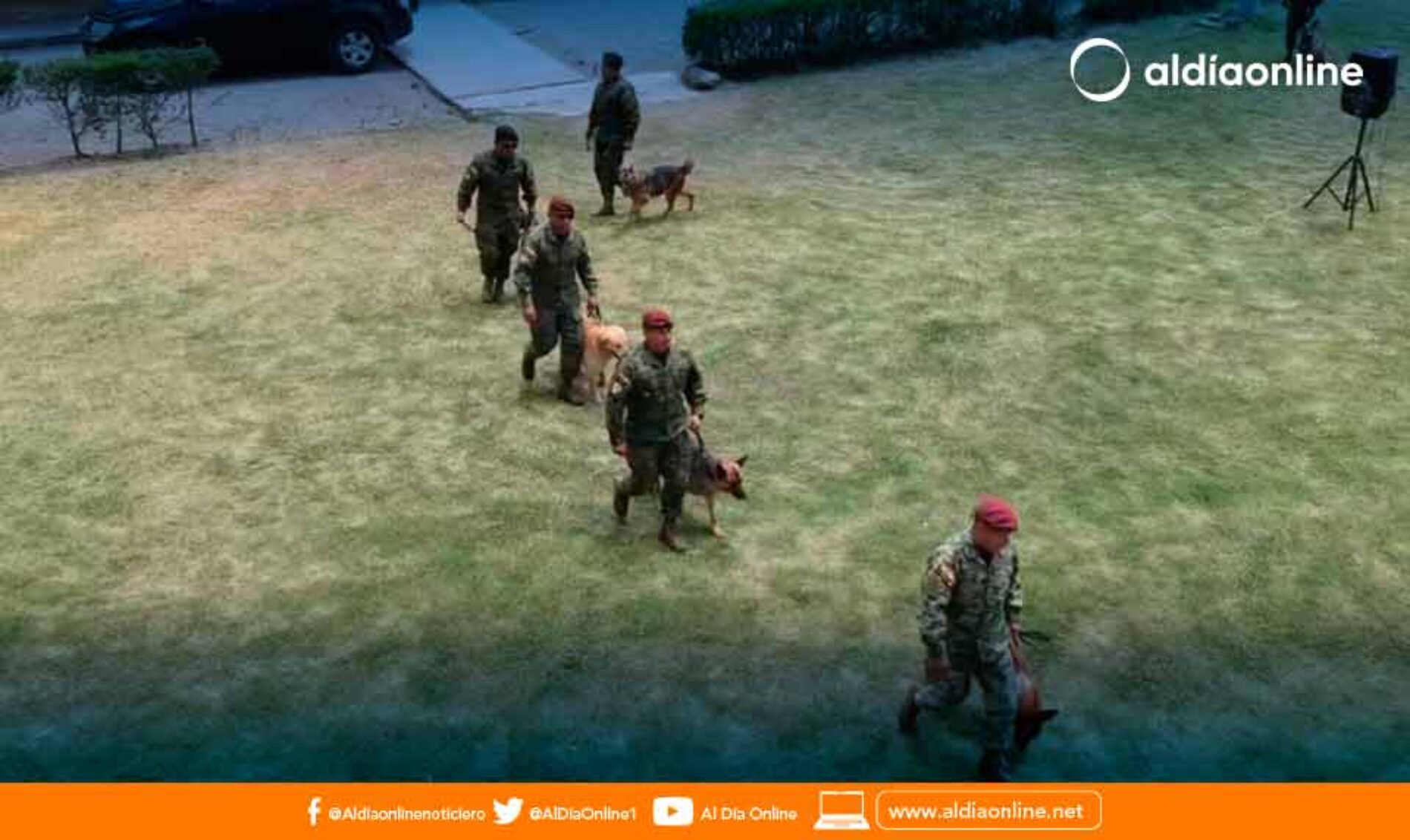 BRIGADA PATRIA REALIZA REVISTA DE COMISARIO DEL PELOTÓN CANINO