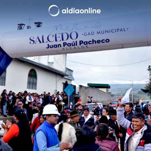 INAUGURADA VÍA ILIMPUCHO-CHANCHALITO CON UNA DISTANCIA DE 3,6 KM EN SECTOR ORIENTAL DE SALCEDO (VIDEO)
