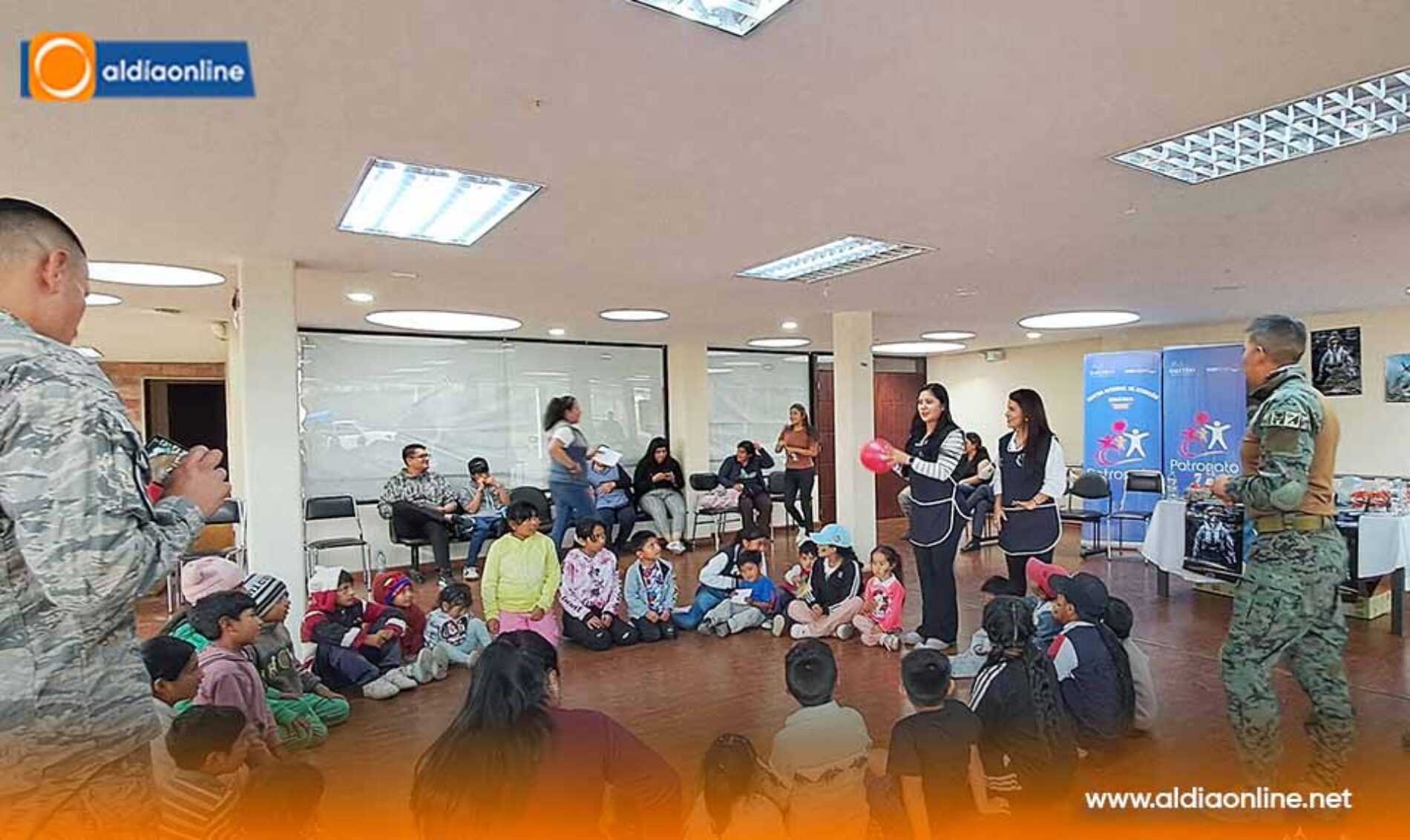 LA FAE RINDIÓ HOMENAJE A NIÑOS DE ESCASOS RECURSOS ECONÓMICOS DEL CANTÓN SALCEDO