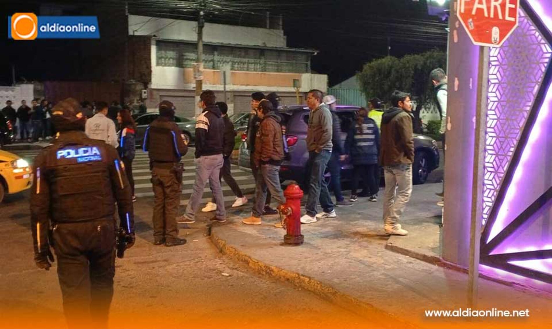 INTENDENCIA GENERAL DE COTOPAXI REALIZÓ OPERATIVOS DE SEGURIDAD CIUDADANA EN LA AV. UNIDAD NACIONAL