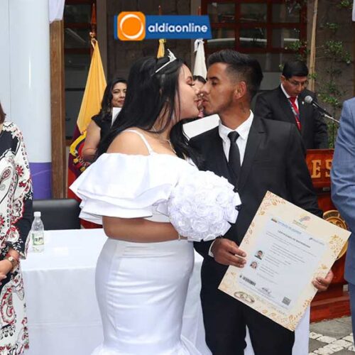 MATRIMONIO COLECTIVO EN CELEBRACIÓN DEL DÍA DEL AMOR Y LA AMISTAD