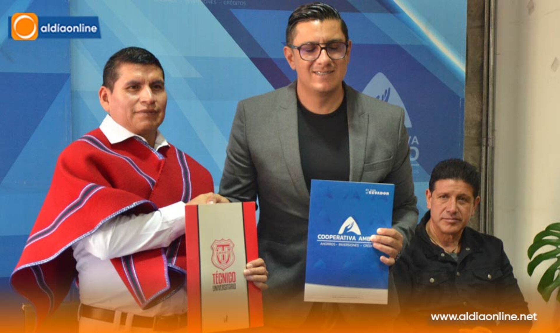 COAC AMBATO FIRMÓ CONVENIO DE AUSPICIO CON EL CLUB TÉCNICO UNIVERSITARIO (VIDEO)