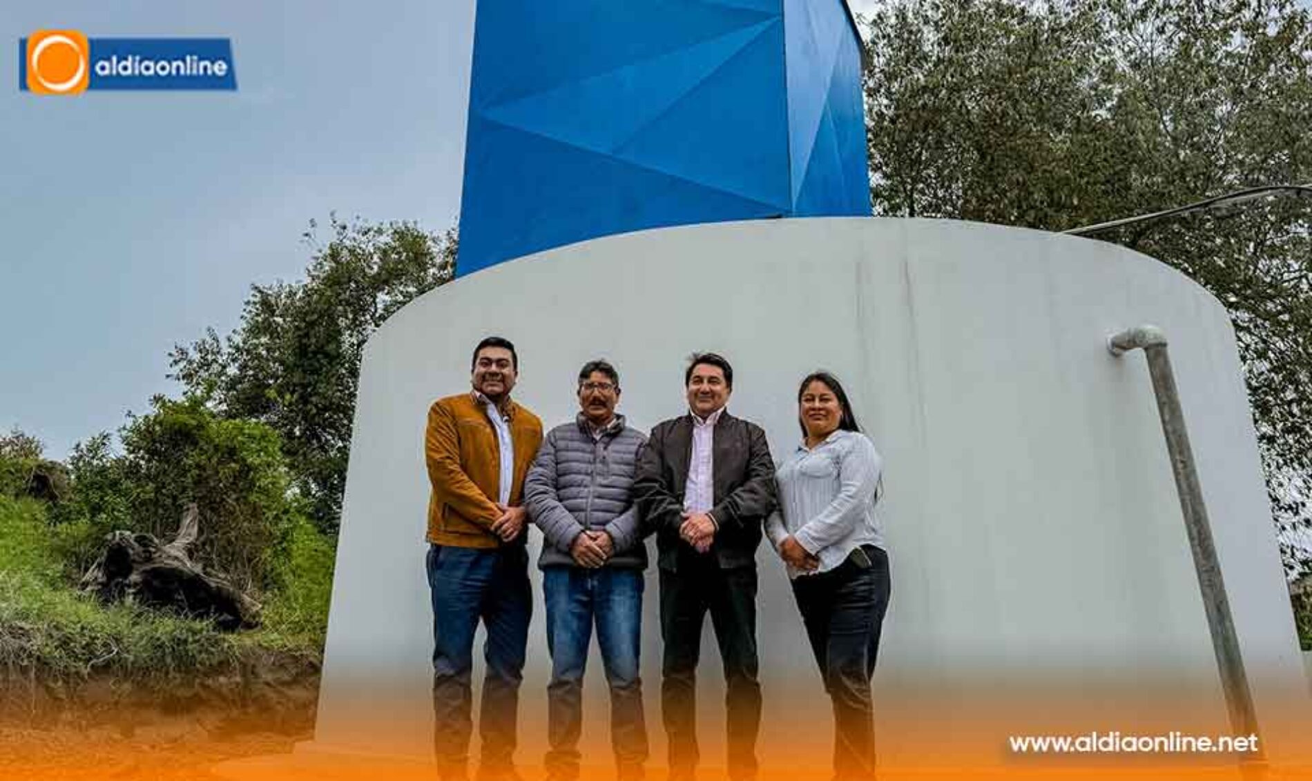 MUNICIPIO DE LATACUNGA ENTREGA TANQUE DE AGUA POTABLE EN JOSEGUANGO BAJO