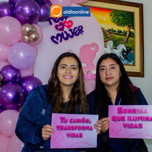 PATRONATO PROVINCIAL DE COTOPAXI CELEBRÓ EL DÍA INTERNACIONAL DE LA MUJER CON TRABAJO
