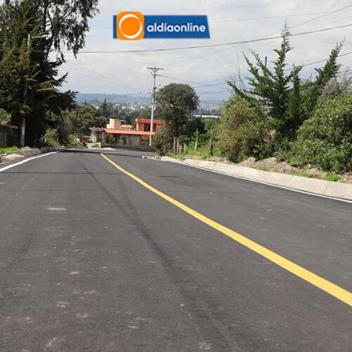 PREFECTURA DE COTOPAXI, INAUGURÓ EL ASFALTADO DE LA VÍA TIOBAMBA SUR DE LATACUNGA