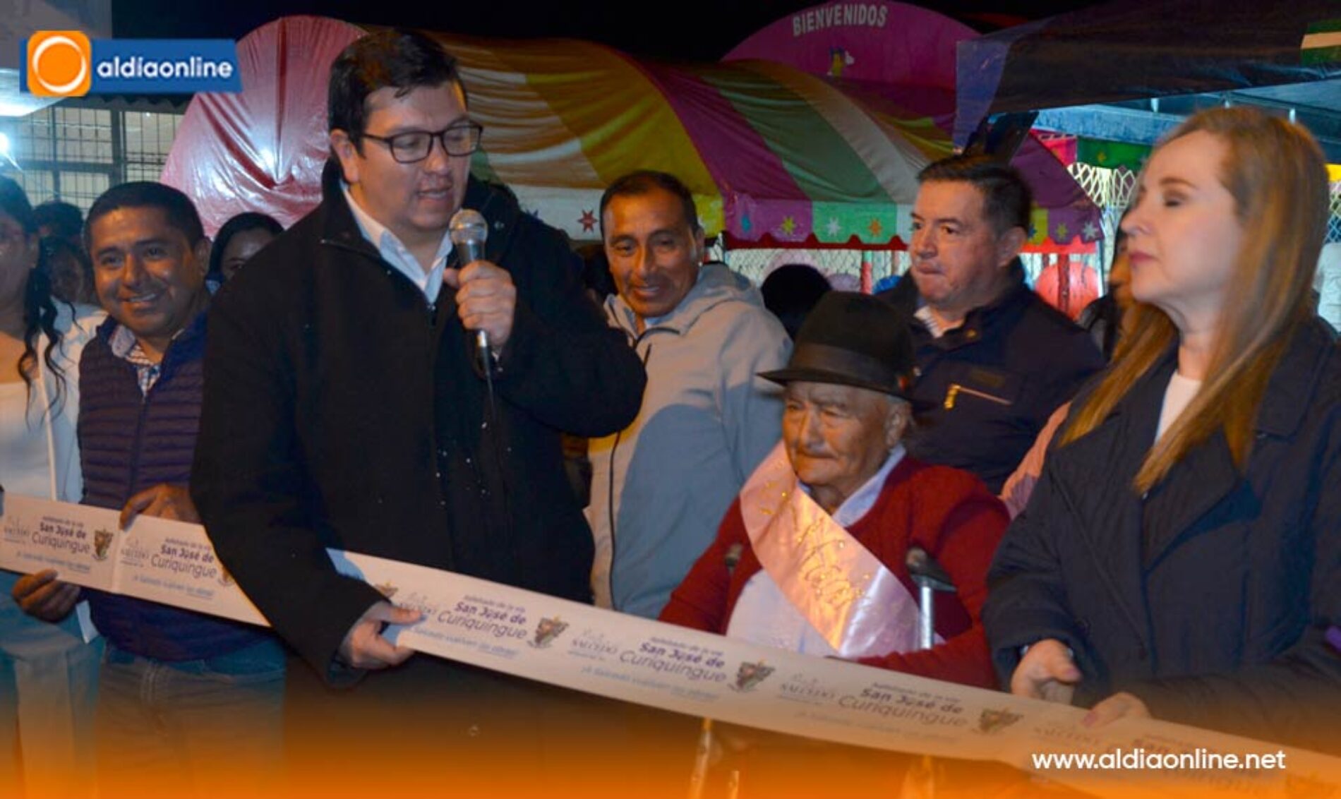 SAN JOSÉ DE CURIQUINGUE DISFRUTA DE VÍA ASFALTADA INAUGURADA POR EL MUNICIPIO DE SALCEDO (VIDEO)