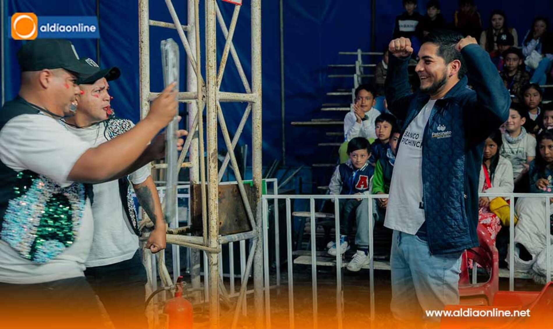 PATRONATO MUNICIPAL DE LATACUNGA LLEVÓ ALEGRÍA Y DIVERSIÓN A NIÑOS Y ADULTOS MAYORES CON EL CIRCO DE LOS PELUSAS