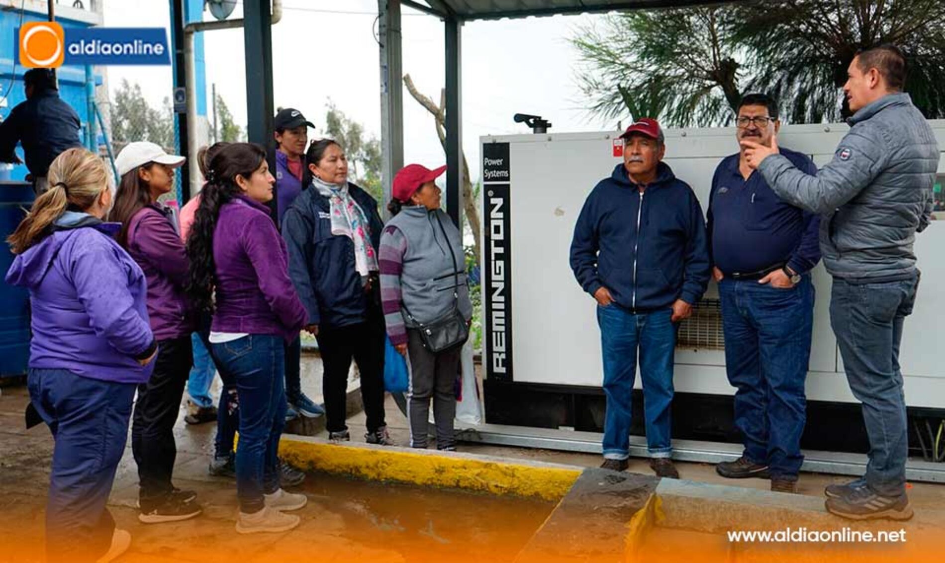 AUTORIDADES LOCALES DE SAQUISILÍ INSPECCIONAN AVANCES DEL PROYECTO DE AGUA POTABLE EN SAN AGUSTÍN DEL CALLO  