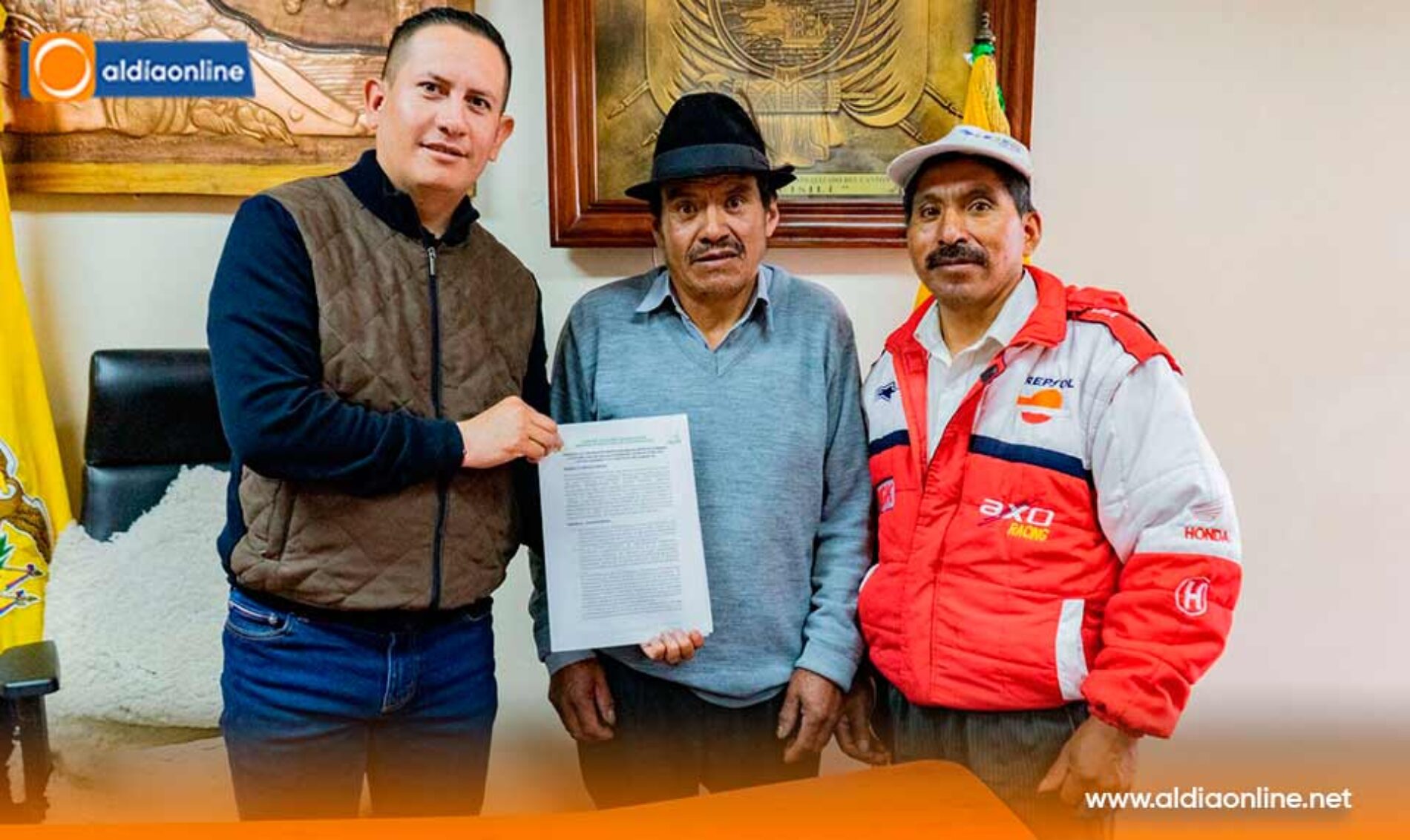 MUNICIPIO DE SAQUISILÍ Y COMUNIDAD LLAMAHUASI FIRMAN CONVENIO PARA MEJORAR SISTEMA DE AGUA POTABLE