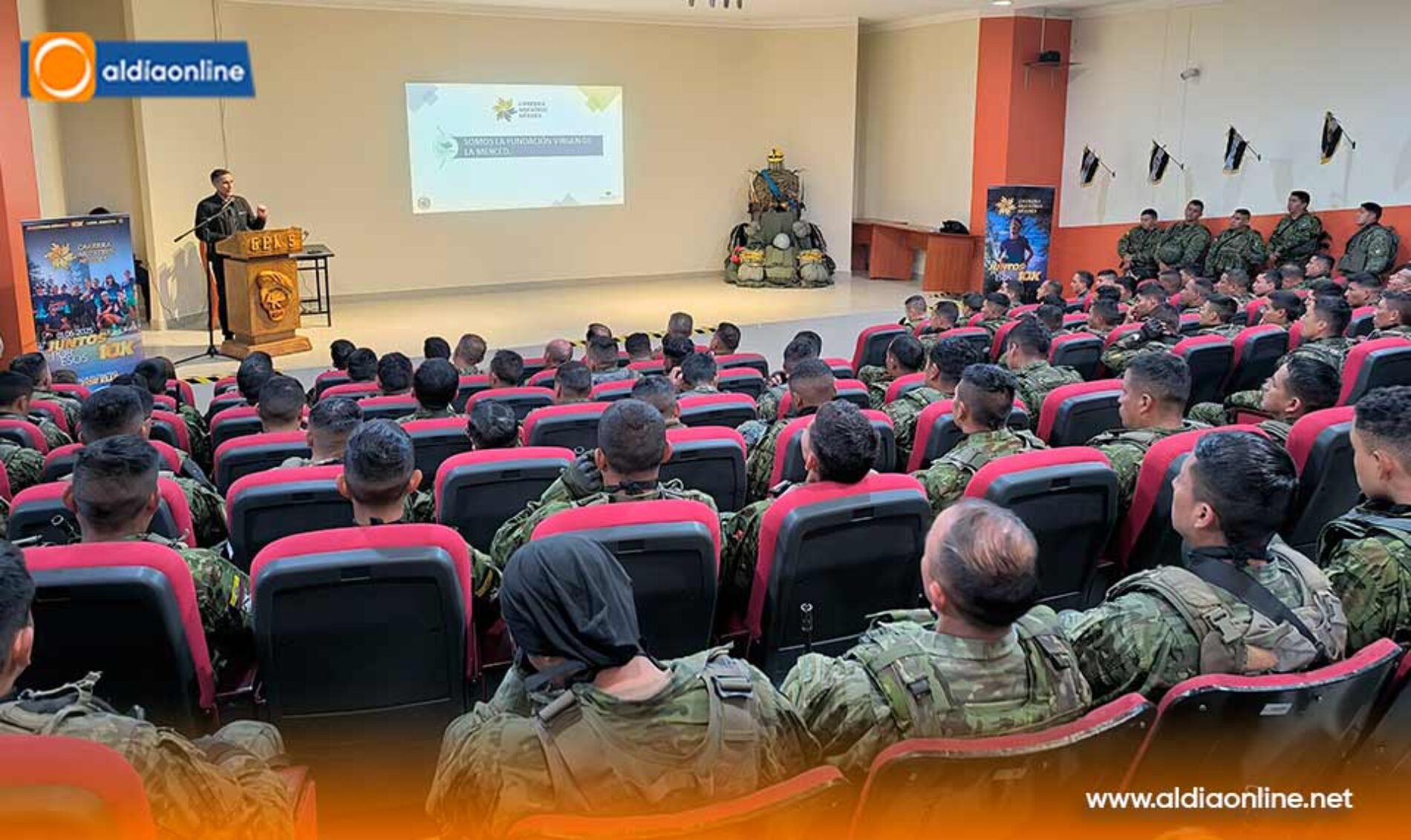 FUNDACIÓN VIRGEN DE LA MERCED VISITA A LA BRIGADA DE FUERZAS ESPECIALES NO9 PATRIA
