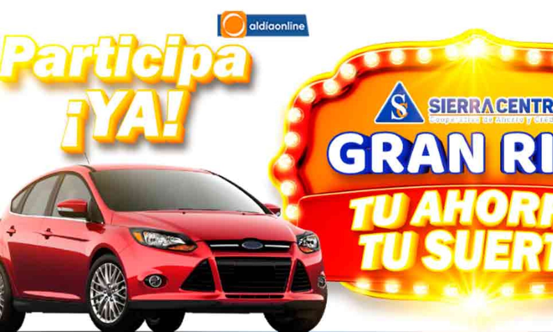 SE VIENE EL PRIMER SORTEO DE SIERRA CENTRO GRAN RIFA “TU AHORRO,TU SUEÑO” Y EN DICIEMBRE UN AUTO (VIDEO)