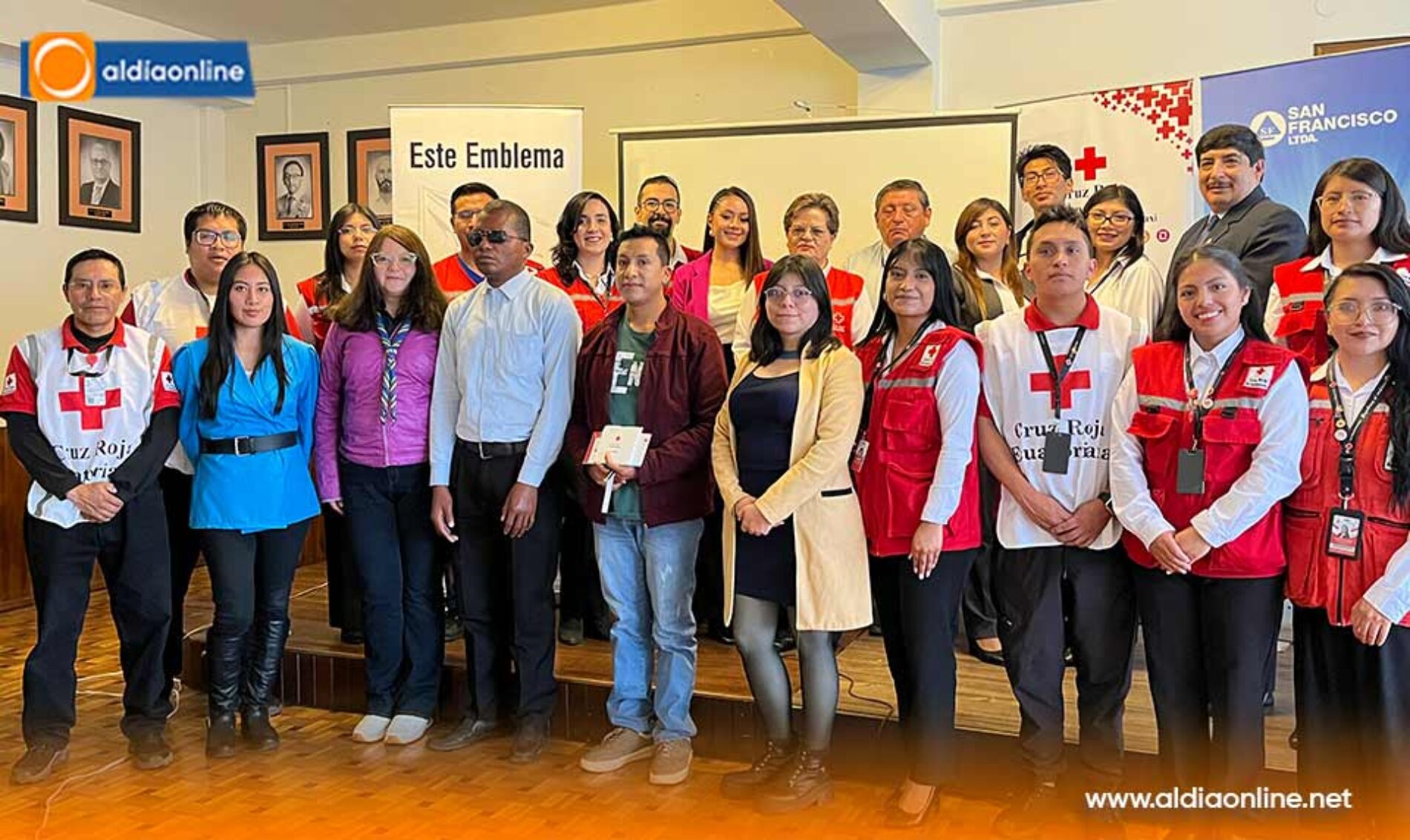 CRUZ ROJA COTOPAXI FORTALECE ALIANZAS ESTRATÉGICAS EN DEFENSA DEL EMBLEMA HUMANITARIO