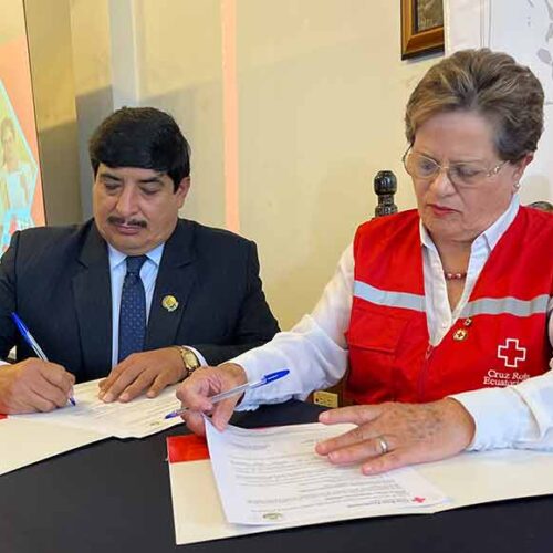 CRUZ ROJA COTOPAXI FORTALECE ALIANZAS ESTRATÉGICAS EN DEFENSA DEL EMBLEMA HUMANITARIO