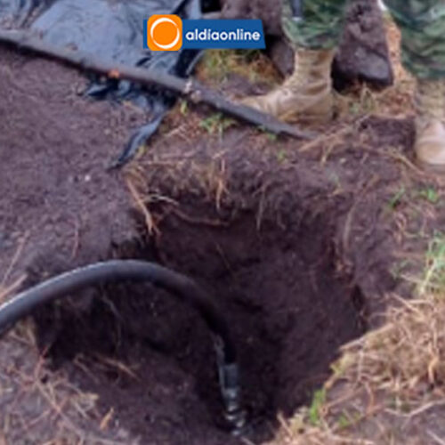 EJÉRCITO ECUATORIANO FRUSTRA UN NUEVO ROBO DE COMBUSTIBLE EN POLIDUCTO SECTOR EL CHASQUI